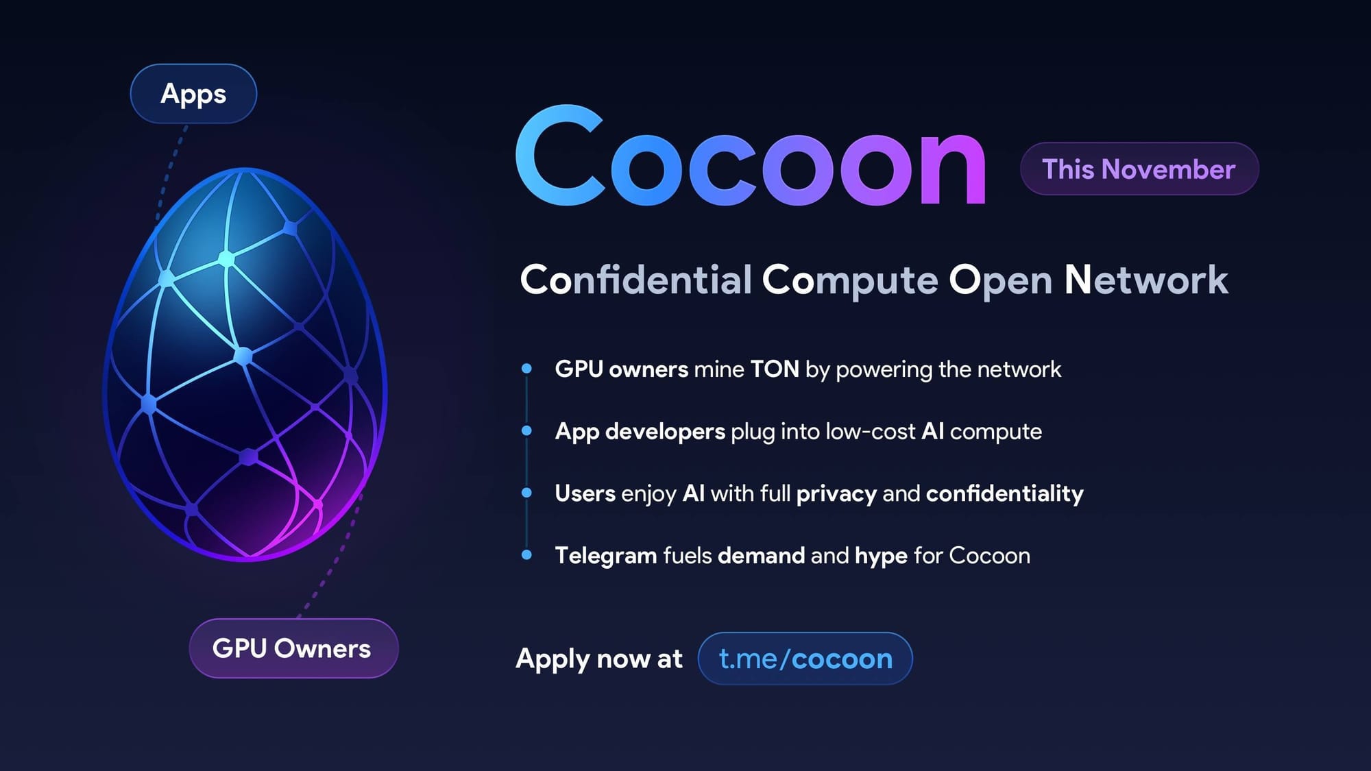 Павел Дуров на Blockchain Life анонсировал Cocoon