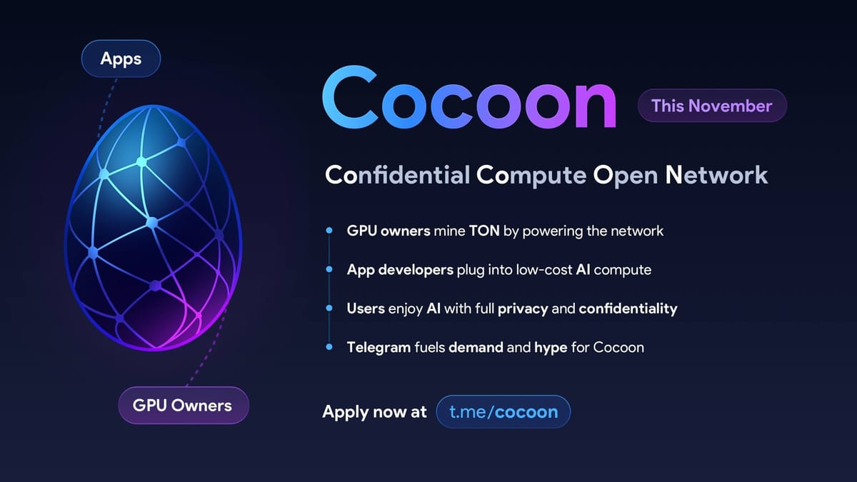 Павел Дуров на Blockchain Life анонсировал Cocoon